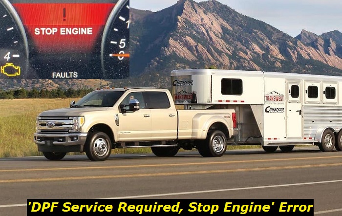 DPF Service Required, Stop Engine Error Message – What is this?